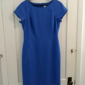 J Crew Structured Midi Suit Dress